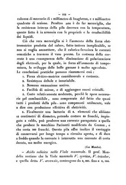 Cronichetta mensuale delle piu importanti moderne scoperte nelle scienze naturali e loro applicazioni alle arti ed industria