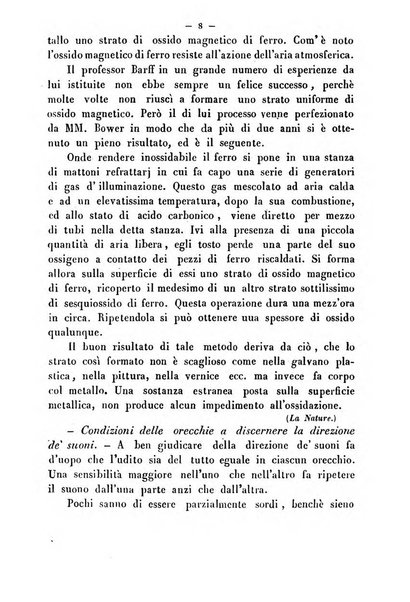 Cronichetta mensuale delle piu importanti moderne scoperte nelle scienze naturali e loro applicazioni alle arti ed industria