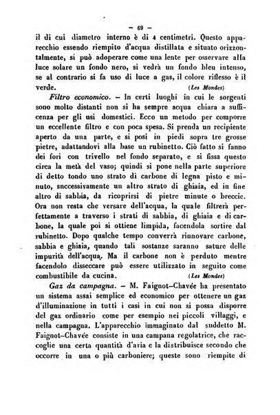 Cronichetta mensuale delle piu importanti moderne scoperte nelle scienze naturali e loro applicazioni alle arti ed industria