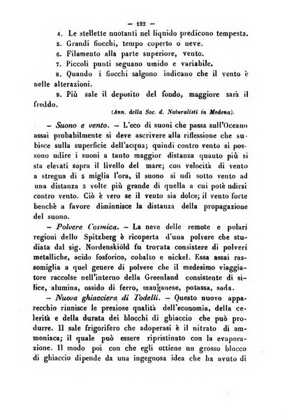 Cronichetta mensuale delle piu importanti moderne scoperte nelle scienze naturali e loro applicazioni alle arti ed industria