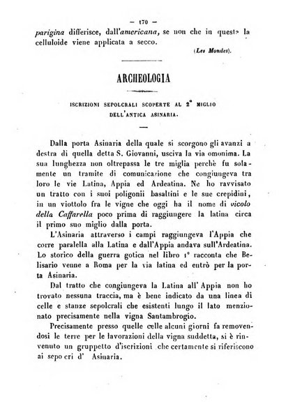 Cronichetta mensuale delle piu importanti moderne scoperte nelle scienze naturali e loro applicazioni alle arti ed industria