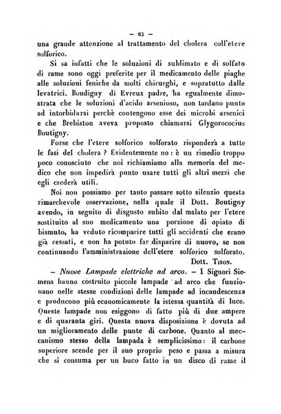 Cronichetta mensuale delle piu importanti moderne scoperte nelle scienze naturali e loro applicazioni alle arti ed industria