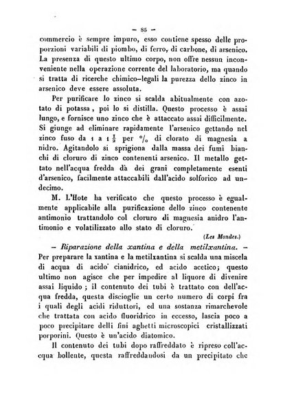 Cronichetta mensuale delle piu importanti moderne scoperte nelle scienze naturali e loro applicazioni alle arti ed industria