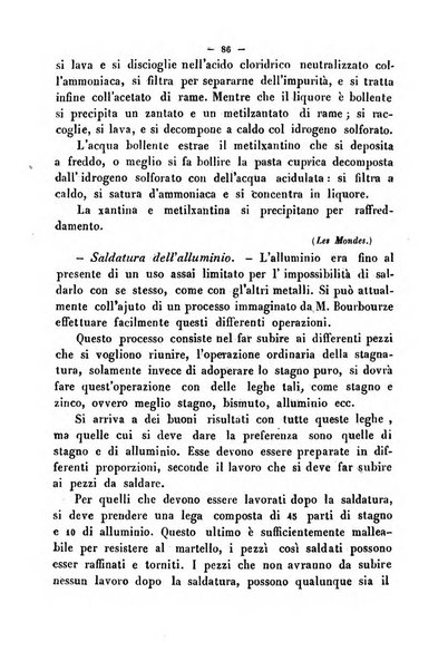 Cronichetta mensuale delle piu importanti moderne scoperte nelle scienze naturali e loro applicazioni alle arti ed industria