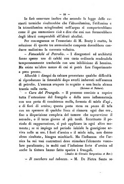 Cronichetta mensuale delle piu importanti moderne scoperte nelle scienze naturali e loro applicazioni alle arti ed industria