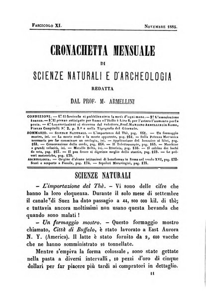 Cronichetta mensuale delle piu importanti moderne scoperte nelle scienze naturali e loro applicazioni alle arti ed industria