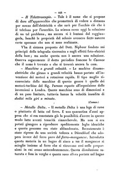 Cronichetta mensuale delle piu importanti moderne scoperte nelle scienze naturali e loro applicazioni alle arti ed industria