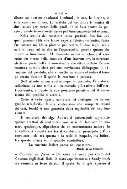 Cronichetta mensuale delle piu importanti moderne scoperte nelle scienze naturali e loro applicazioni alle arti ed industria