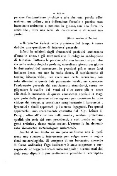 Cronichetta mensuale delle piu importanti moderne scoperte nelle scienze naturali e loro applicazioni alle arti ed industria