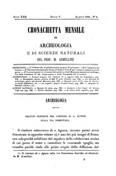 Cronichetta mensuale delle piu importanti moderne scoperte nelle scienze naturali e loro applicazioni alle arti ed industria