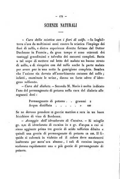 Cronichetta mensuale delle piu importanti moderne scoperte nelle scienze naturali e loro applicazioni alle arti ed industria