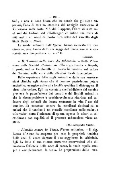 Cronichetta mensuale delle piu importanti moderne scoperte nelle scienze naturali e loro applicazioni alle arti ed industria