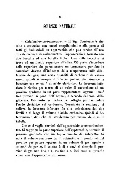 Cronichetta mensuale delle piu importanti moderne scoperte nelle scienze naturali e loro applicazioni alle arti ed industria