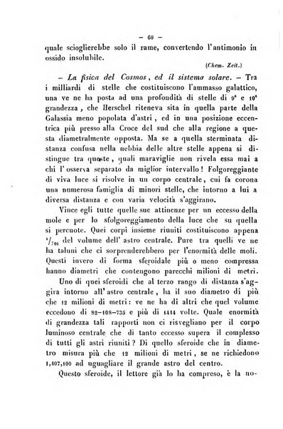 Cronichetta mensuale delle piu importanti moderne scoperte nelle scienze naturali e loro applicazioni alle arti ed industria