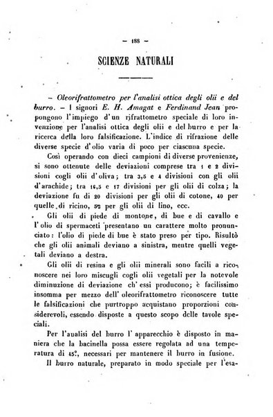 Cronichetta mensuale delle piu importanti moderne scoperte nelle scienze naturali e loro applicazioni alle arti ed industria