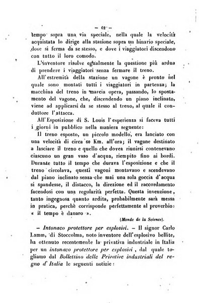 Cronichetta mensuale delle piu importanti moderne scoperte nelle scienze naturali e loro applicazioni alle arti ed industria