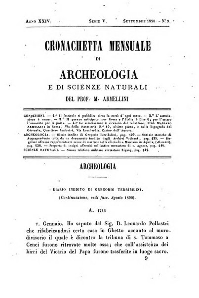 Cronichetta mensuale delle piu importanti moderne scoperte nelle scienze naturali e loro applicazioni alle arti ed industria