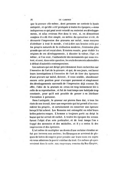 Le cabinet de l'amateur et de l'antiquaire revue des tableaux et des estampes anciennes, des objets d'art, d'antiquite et de curiosite