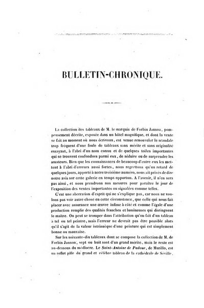 Le cabinet de l'amateur et de l'antiquaire revue des tableaux et des estampes anciennes, des objets d'art, d'antiquite et de curiosite