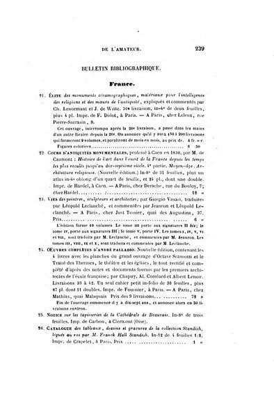 Le cabinet de l'amateur et de l'antiquaire revue des tableaux et des estampes anciennes, des objets d'art, d'antiquite et de curiosite