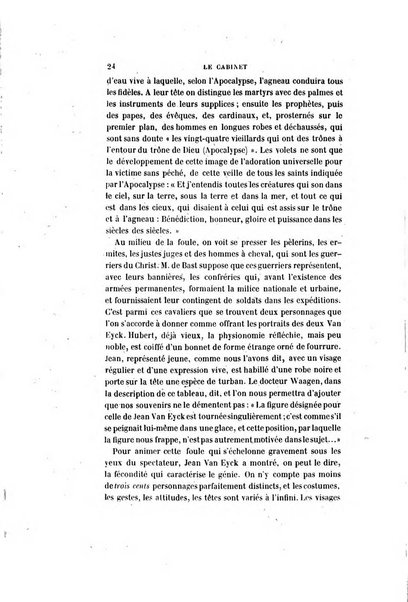 Le cabinet de l'amateur et de l'antiquaire revue des tableaux et des estampes anciennes, des objets d'art, d'antiquite et de curiosite