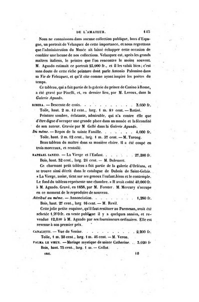 Le cabinet de l'amateur et de l'antiquaire revue des tableaux et des estampes anciennes, des objets d'art, d'antiquite et de curiosite