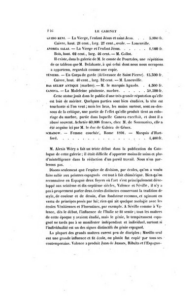 Le cabinet de l'amateur et de l'antiquaire revue des tableaux et des estampes anciennes, des objets d'art, d'antiquite et de curiosite