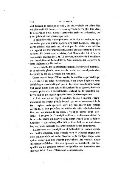 Le cabinet de l'amateur et de l'antiquaire revue des tableaux et des estampes anciennes, des objets d'art, d'antiquite et de curiosite