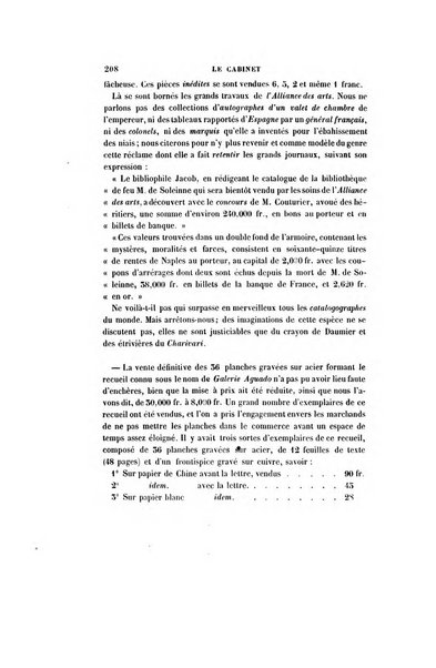 Le cabinet de l'amateur et de l'antiquaire revue des tableaux et des estampes anciennes, des objets d'art, d'antiquite et de curiosite