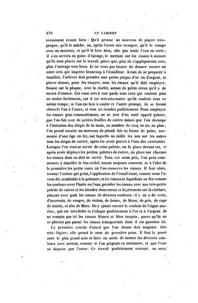 Le cabinet de l'amateur et de l'antiquaire revue des tableaux et des estampes anciennes, des objets d'art, d'antiquite et de curiosite