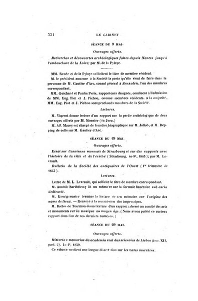 Le cabinet de l'amateur et de l'antiquaire revue des tableaux et des estampes anciennes, des objets d'art, d'antiquite et de curiosite