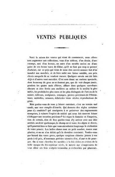 Le cabinet de l'amateur et de l'antiquaire revue des tableaux et des estampes anciennes, des objets d'art, d'antiquite et de curiosite