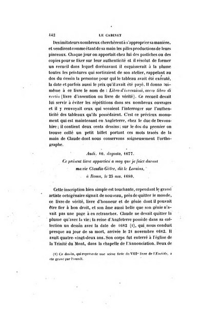 Le cabinet de l'amateur et de l'antiquaire revue des tableaux et des estampes anciennes, des objets d'art, d'antiquite et de curiosite