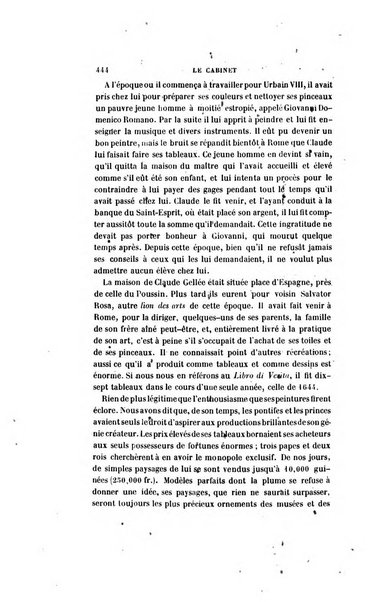 Le cabinet de l'amateur et de l'antiquaire revue des tableaux et des estampes anciennes, des objets d'art, d'antiquite et de curiosite