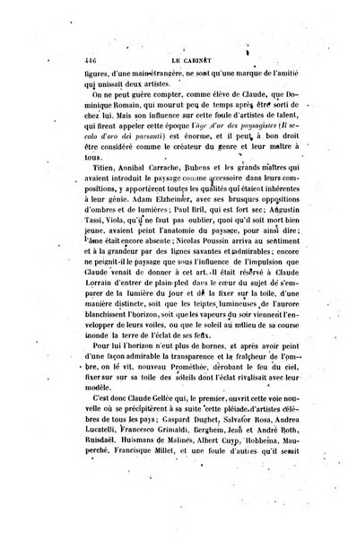 Le cabinet de l'amateur et de l'antiquaire revue des tableaux et des estampes anciennes, des objets d'art, d'antiquite et de curiosite