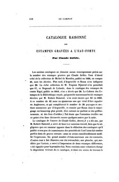 Le cabinet de l'amateur et de l'antiquaire revue des tableaux et des estampes anciennes, des objets d'art, d'antiquite et de curiosite