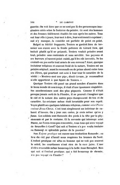 Le cabinet de l'amateur et de l'antiquaire revue des tableaux et des estampes anciennes, des objets d'art, d'antiquite et de curiosite