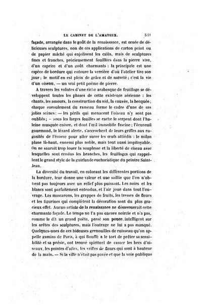 Le cabinet de l'amateur et de l'antiquaire revue des tableaux et des estampes anciennes, des objets d'art, d'antiquite et de curiosite