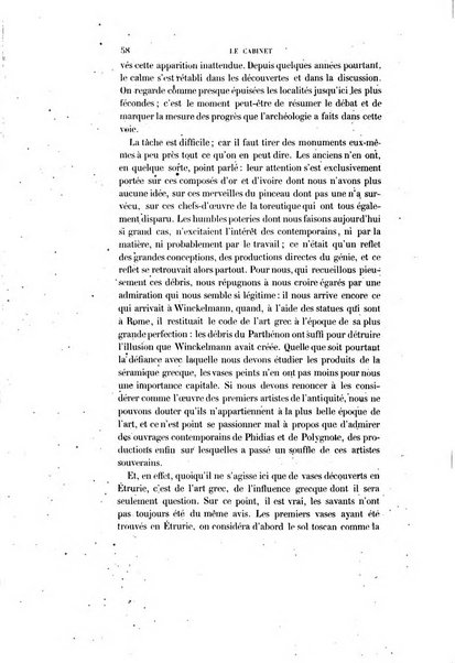 Le cabinet de l'amateur et de l'antiquaire revue des tableaux et des estampes anciennes, des objets d'art, d'antiquite et de curiosite