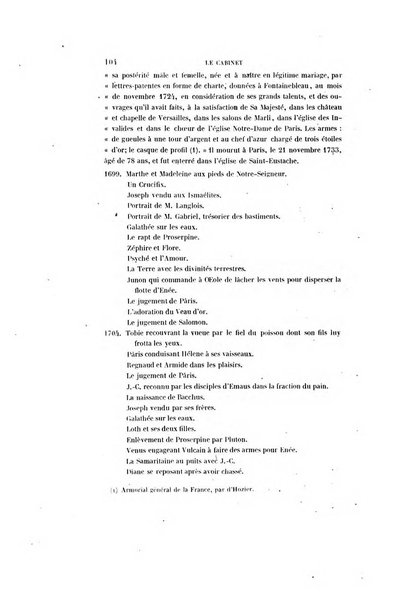 Le cabinet de l'amateur et de l'antiquaire revue des tableaux et des estampes anciennes, des objets d'art, d'antiquite et de curiosite