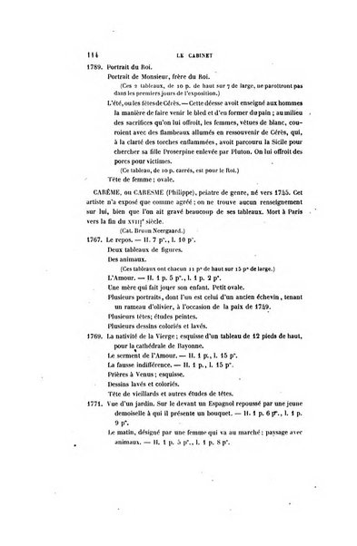 Le cabinet de l'amateur et de l'antiquaire revue des tableaux et des estampes anciennes, des objets d'art, d'antiquite et de curiosite