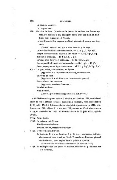 Le cabinet de l'amateur et de l'antiquaire revue des tableaux et des estampes anciennes, des objets d'art, d'antiquite et de curiosite