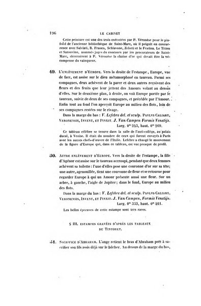 Le cabinet de l'amateur et de l'antiquaire revue des tableaux et des estampes anciennes, des objets d'art, d'antiquite et de curiosite