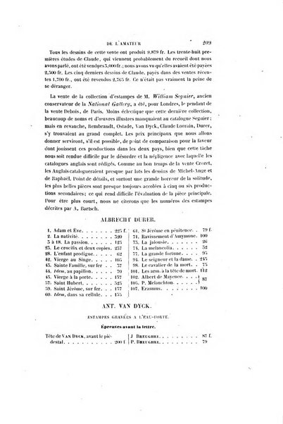 Le cabinet de l'amateur et de l'antiquaire revue des tableaux et des estampes anciennes, des objets d'art, d'antiquite et de curiosite