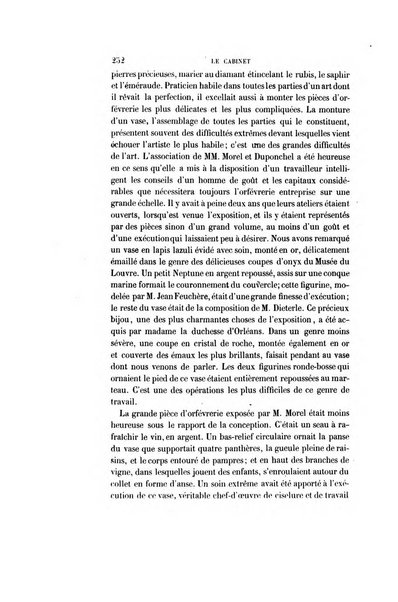 Le cabinet de l'amateur et de l'antiquaire revue des tableaux et des estampes anciennes, des objets d'art, d'antiquite et de curiosite