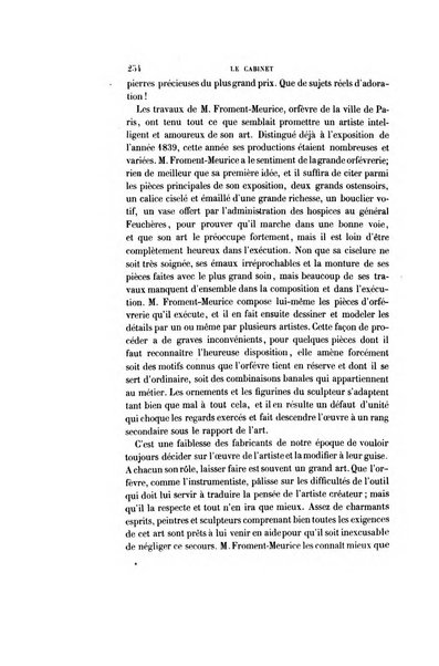 Le cabinet de l'amateur et de l'antiquaire revue des tableaux et des estampes anciennes, des objets d'art, d'antiquite et de curiosite