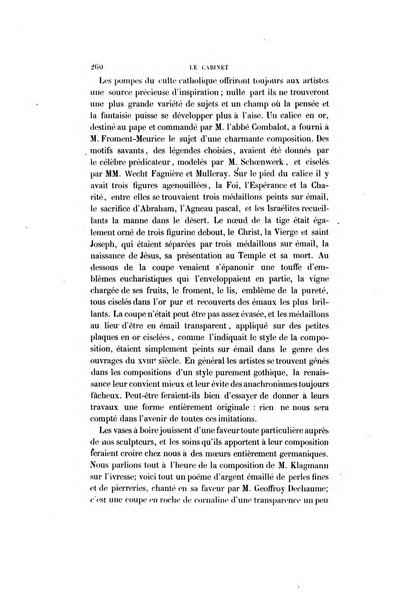 Le cabinet de l'amateur et de l'antiquaire revue des tableaux et des estampes anciennes, des objets d'art, d'antiquite et de curiosite