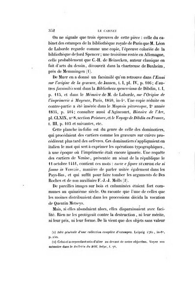 Le cabinet de l'amateur et de l'antiquaire revue des tableaux et des estampes anciennes, des objets d'art, d'antiquite et de curiosite