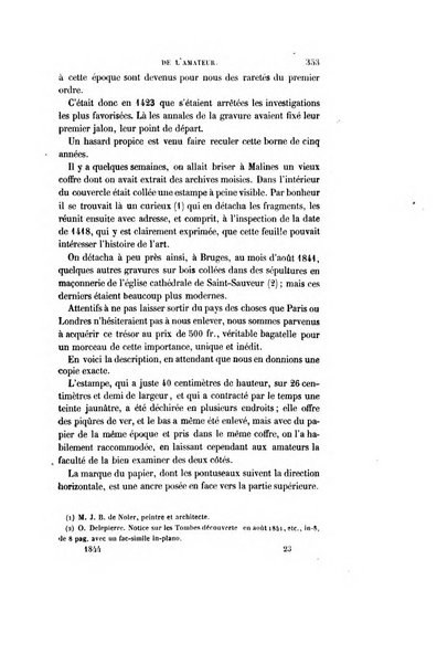 Le cabinet de l'amateur et de l'antiquaire revue des tableaux et des estampes anciennes, des objets d'art, d'antiquite et de curiosite