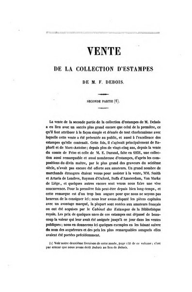 Le cabinet de l'amateur et de l'antiquaire revue des tableaux et des estampes anciennes, des objets d'art, d'antiquite et de curiosite